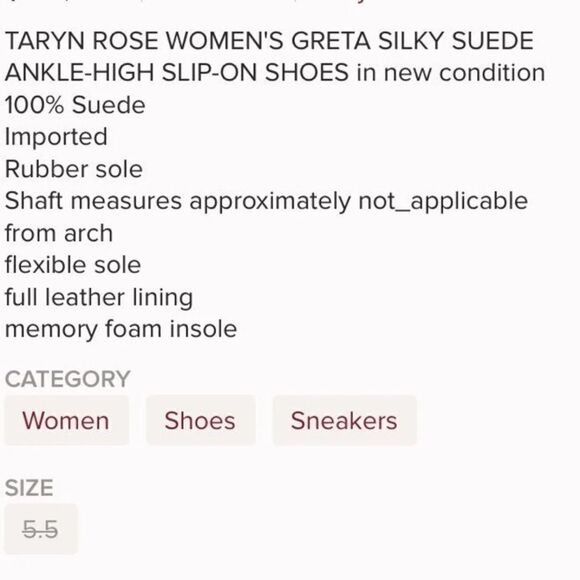 Taryn Rose Velvet Shoes - Picture 7 of 7